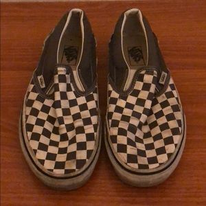 Vans checkered shoes